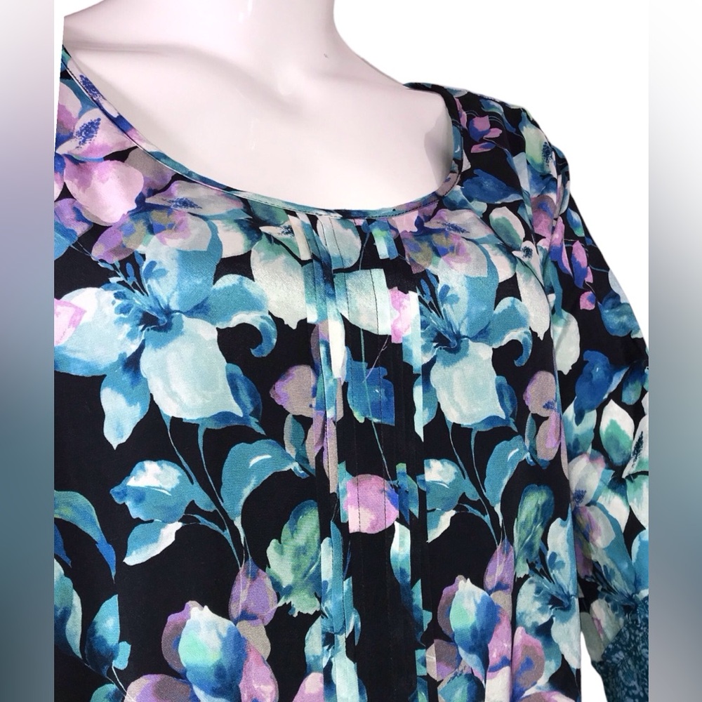 Soft Surroundings 2X Dress Romantic Mixed Print Gypsy Floral - Picture 7 of 16